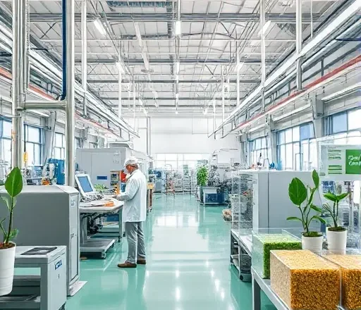 Компания внедряет экологичные инновационные материалы для массового производства в рамках устойчивого развития промышленности