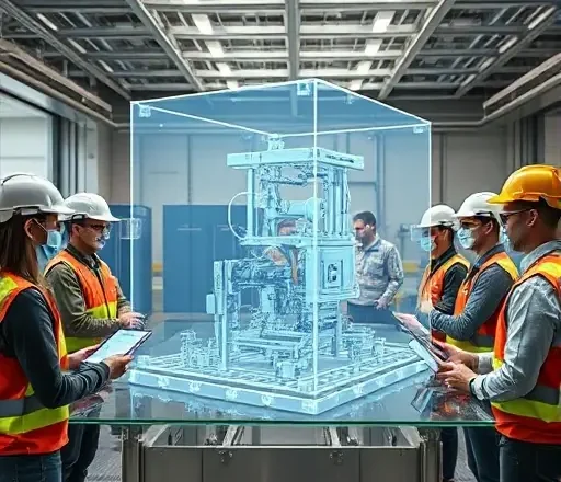 Создание интерактивных 3D-моделей для обучения персонала на реальных производственных участках