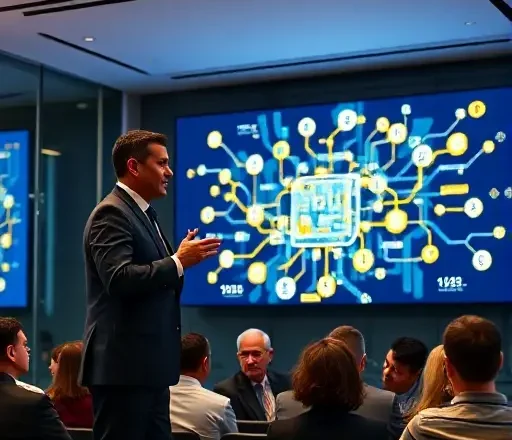 Руководитель по цифровым технологиям обсуждает, как блокчейн революционизирует прозрачность цепочек поставок в промышленности.