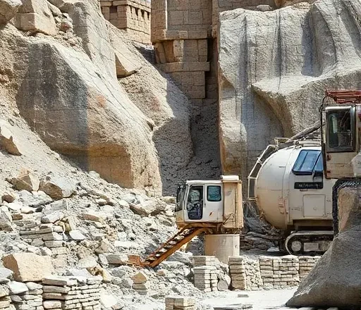 Горнодобывающая промышленность и обработка природного камня: от месторождения до готовой продукции